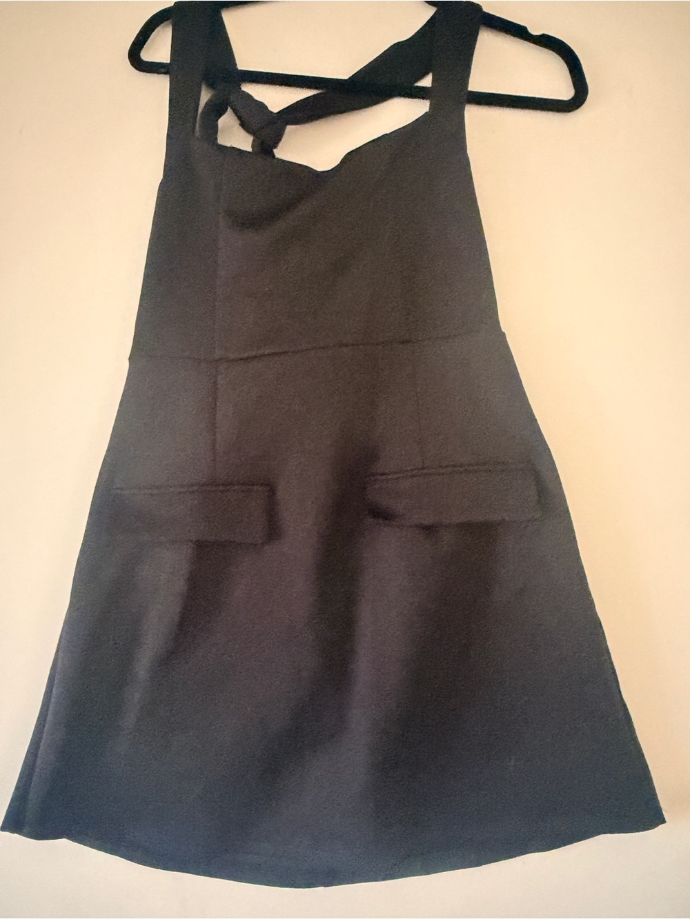 NWOT Halter Tie Dress with Pocket Flaps